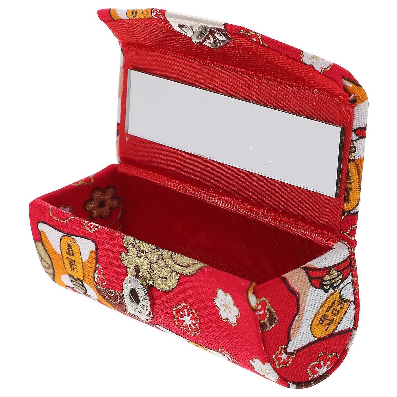 5Pcs Rectangular Lipstick Box Ideal For Travel And Outdoor Adventure With Design And Convenient Carry