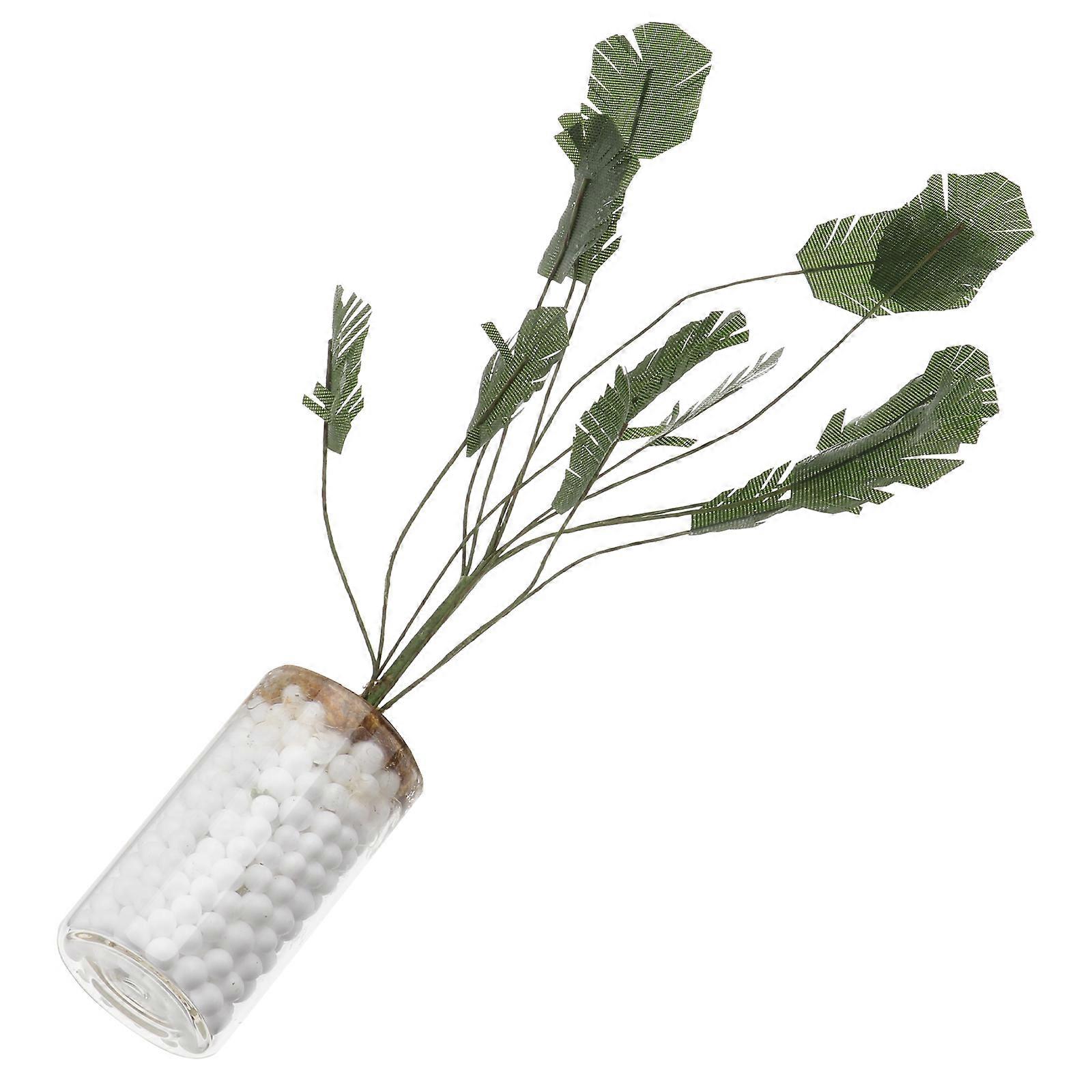 Mini House Banana Tree for Miniature Decoration Use with Green Color