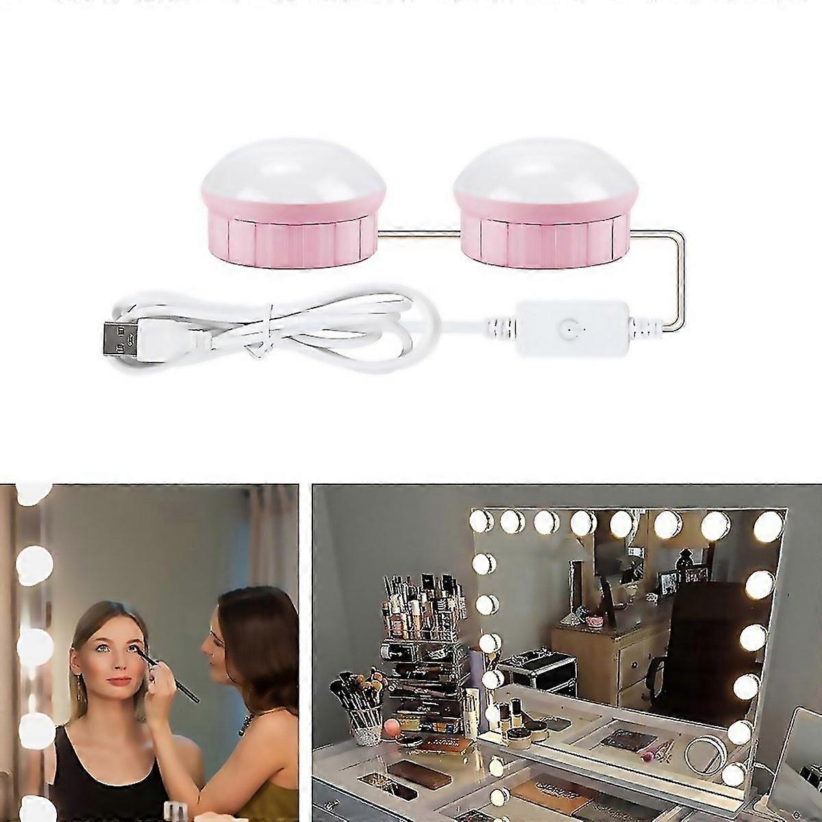For 2 Leds Mirror Front Light Dimmable Makeup Mirror Usb Touch Control Light Designed For Modern Liv