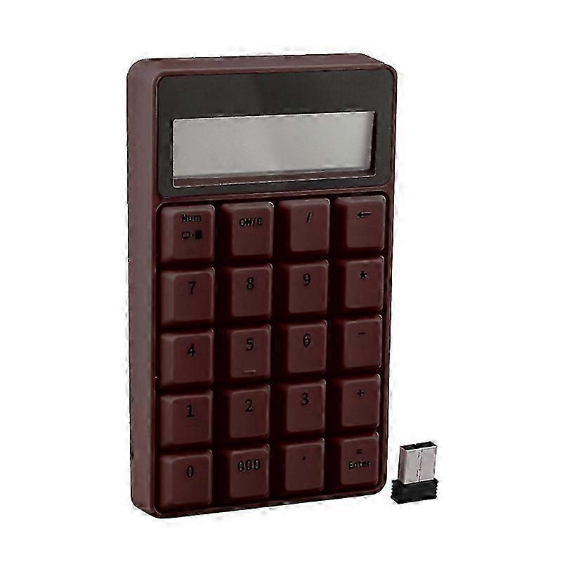 Wireless Numeric Keypad Calculator Function USB Financial Accounting Numpad