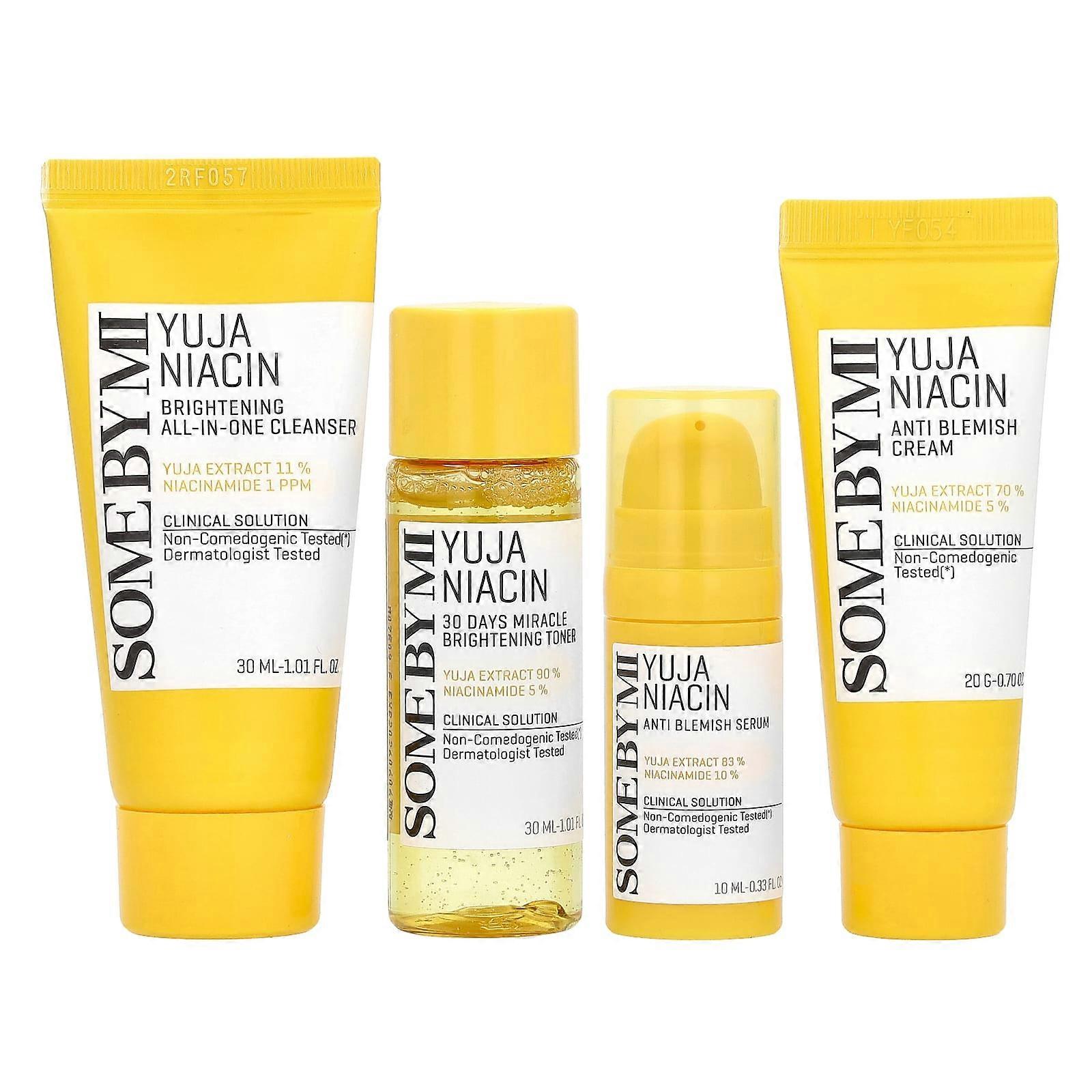 Yuja Niacin, Anti Blemish Starter Kit Edition, 4 Piece Kit