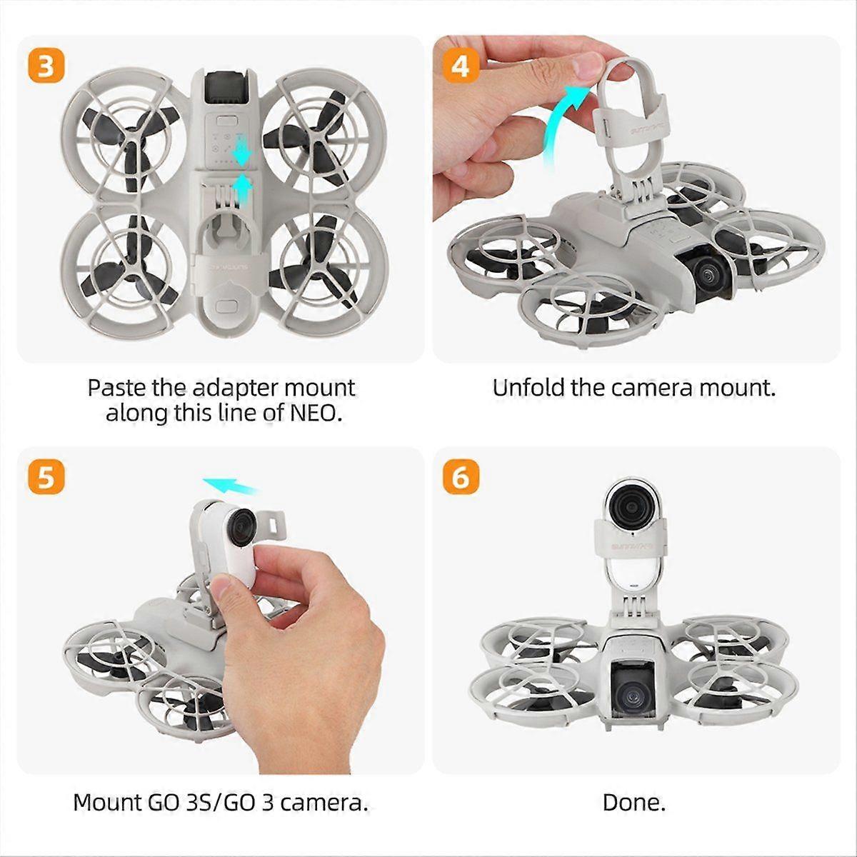 Action Camera Mount for GO 3S/GO3 Drone