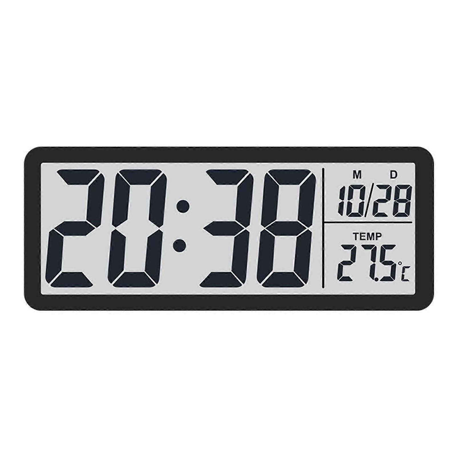 Digital Wall Clock Wall Mounted Decorative Clocks for Dorm