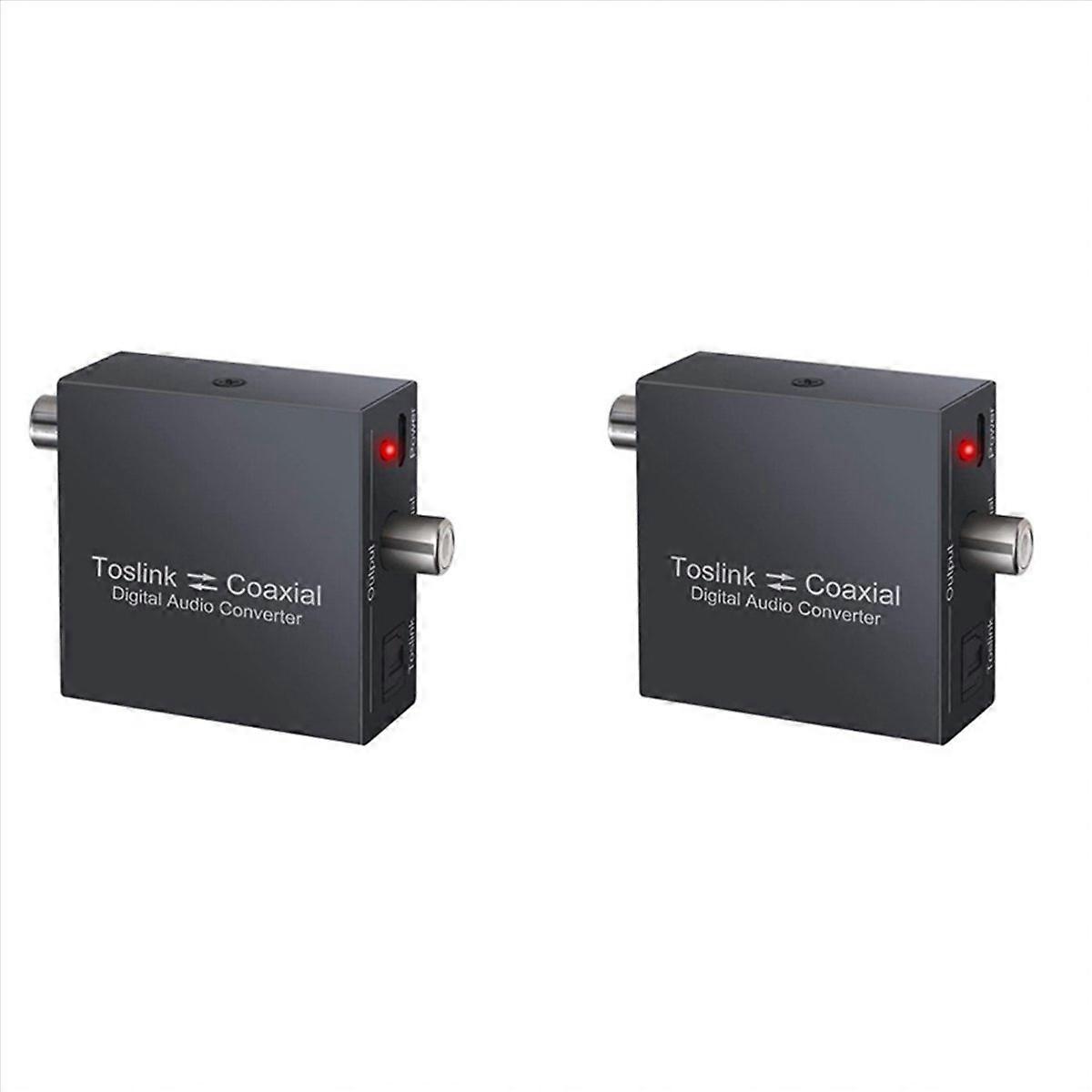 Bi-Directional Coaxial Converter, Optical SPDIF Toslink Converter