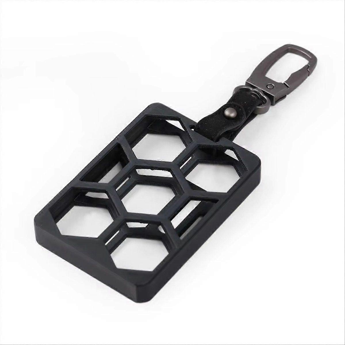 Protective Case with Leather Keychain for T1000 Tracker for T1000-E Meshtastic LoRa Card Tracker