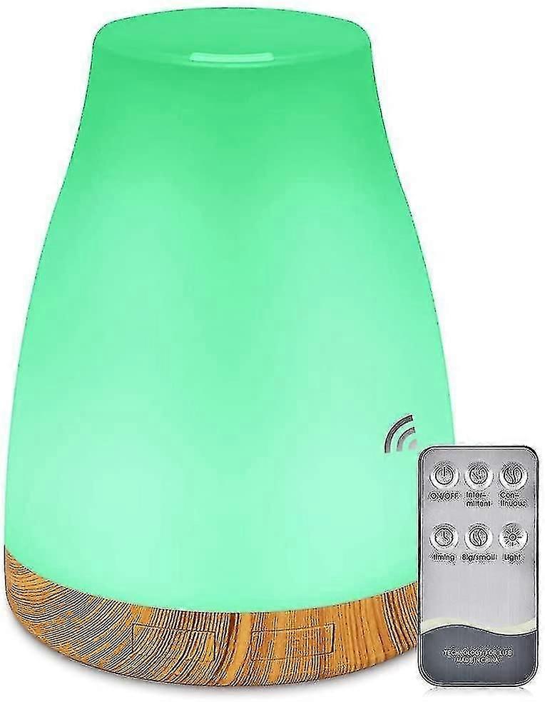 300ml Essential Oils Diffuser Aromatherapy Diffuser Ultrasonic Aroma Humidifier, 7 Color Changeable Le