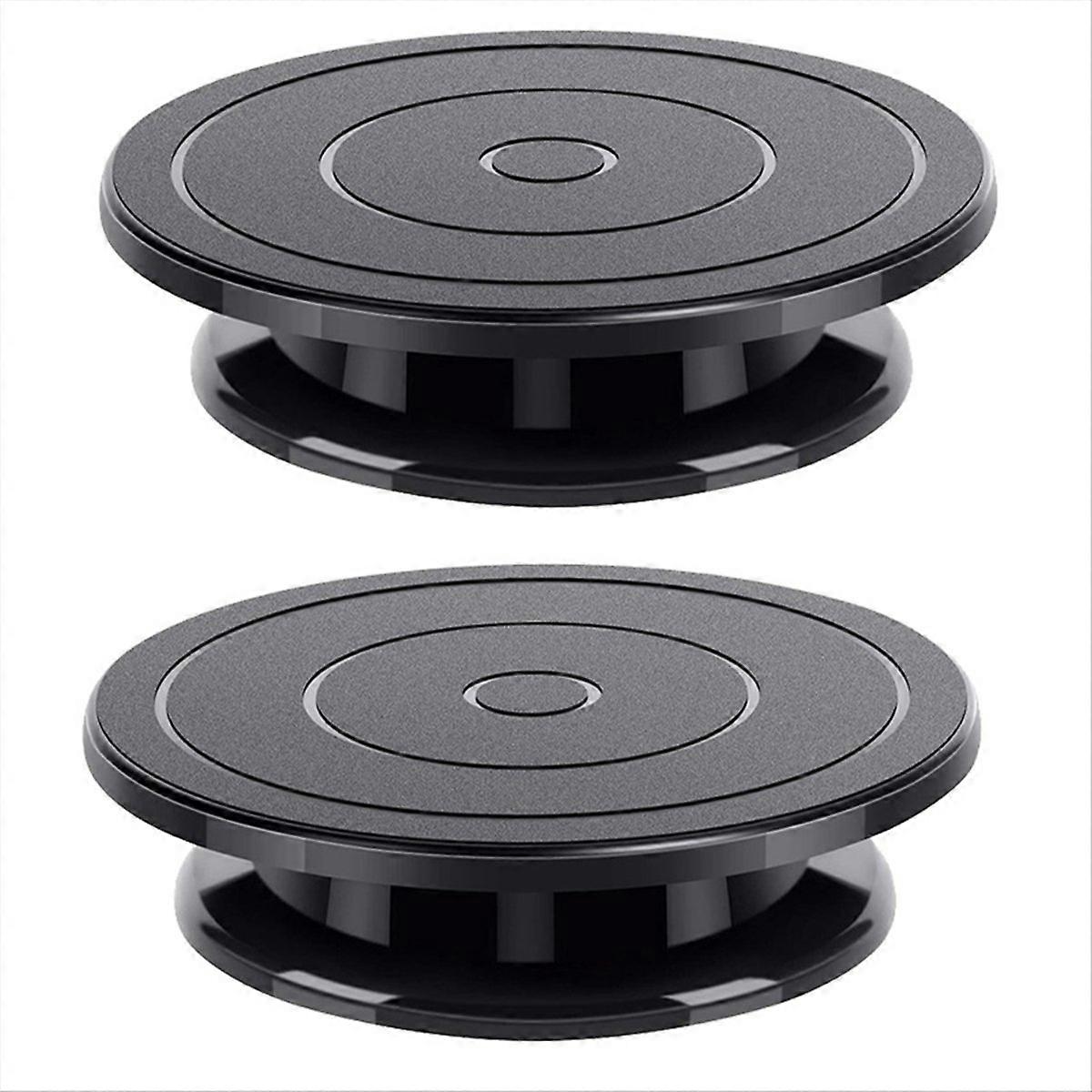 cake decoration decorating turntable black