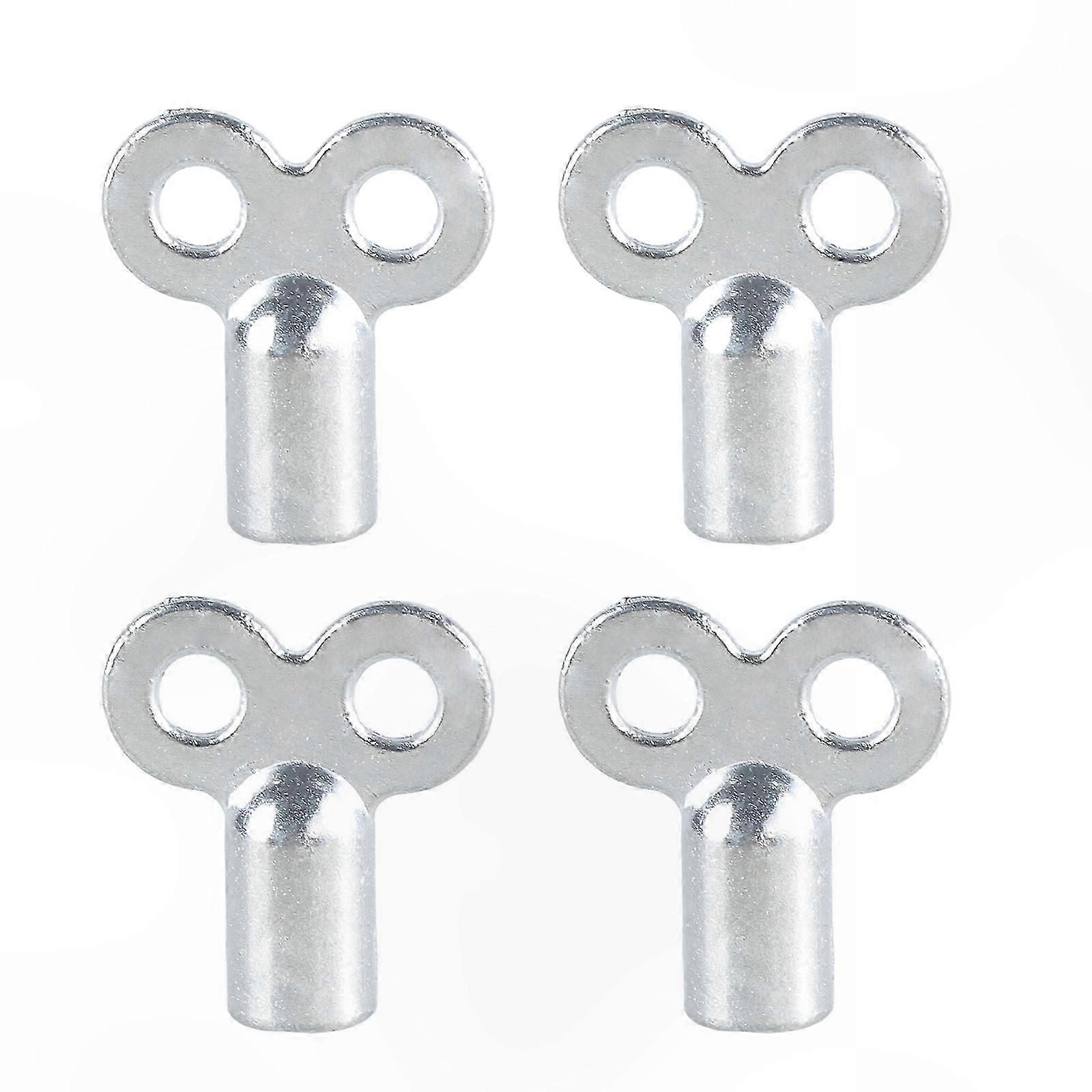 4-Piece Radiator Bleeder Wrench Set with Square Socket for Tight Spaces, Easy Ventilation and Noise Reduction