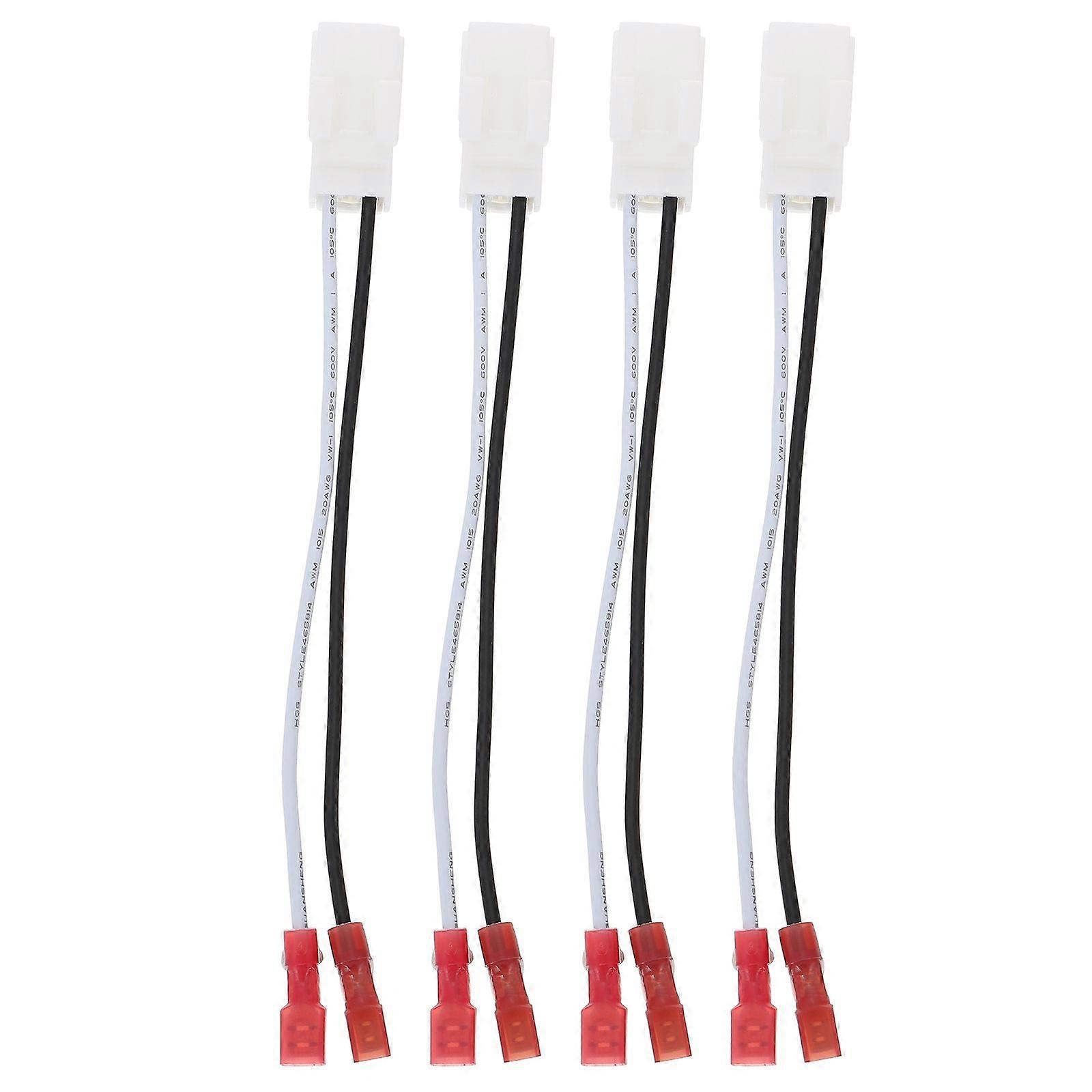 4 PCS Speaker Wire Harness Car Front Rear Door Speaker Modified Supply