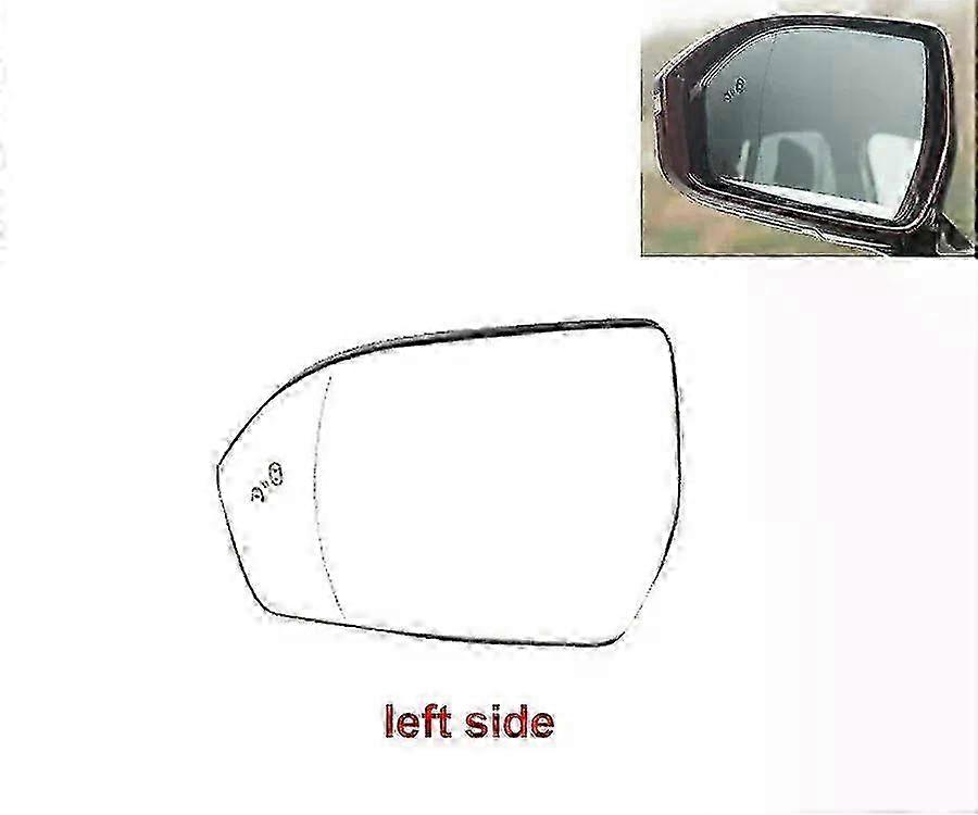 リンカーンノーチラス2018-2022の加熱ブラインドスポットバックミラーレンズ-外部側面反射ガラスレンズのアップグレード