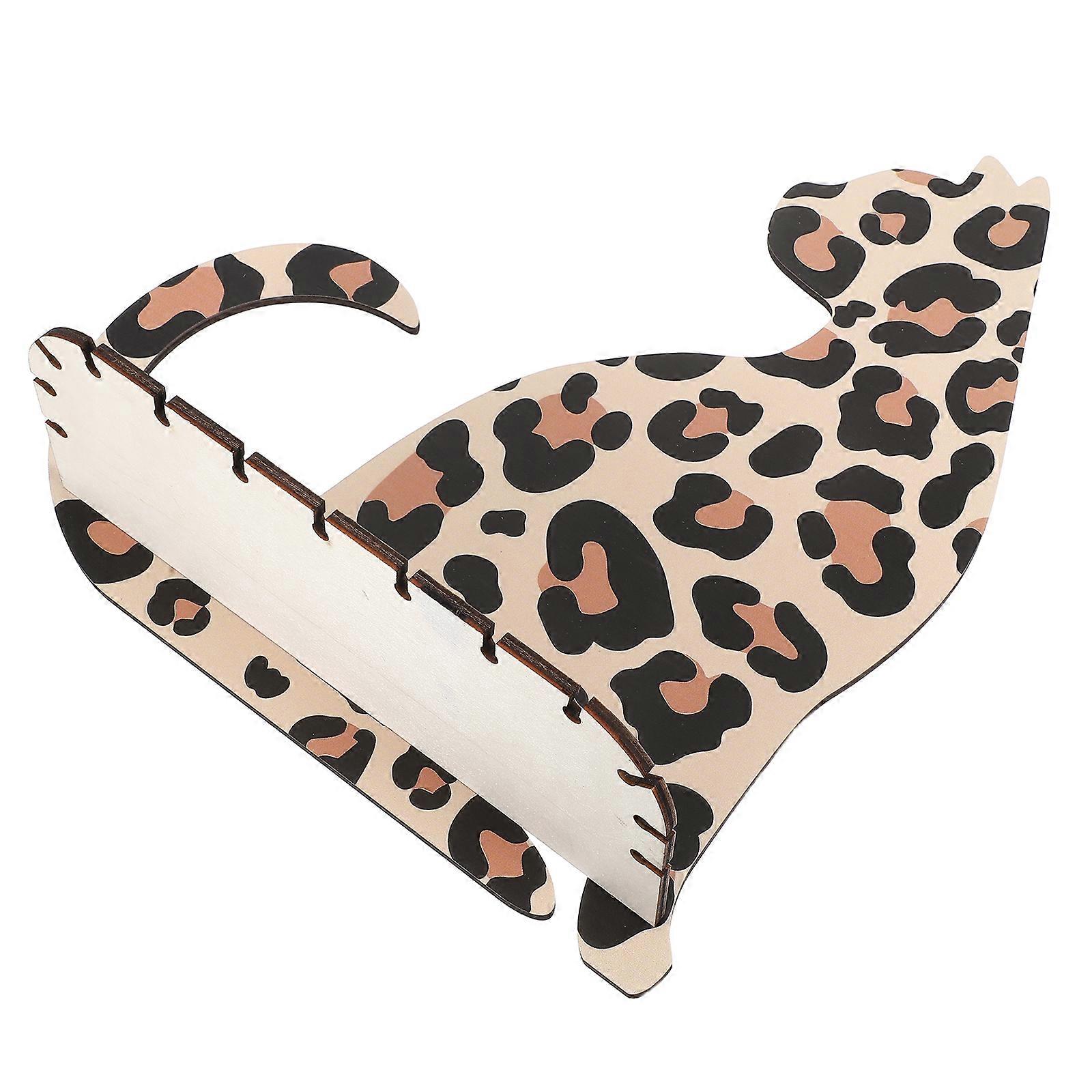 Assorted Color Small Wooden Wall Mounted Cat Shaped Display Shelf