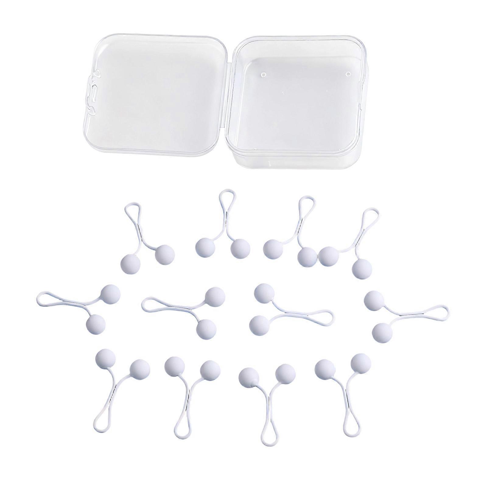 Comfortable Scarf Clip for Sensitive Skin for Formal Event Travel and Casual Styling  White