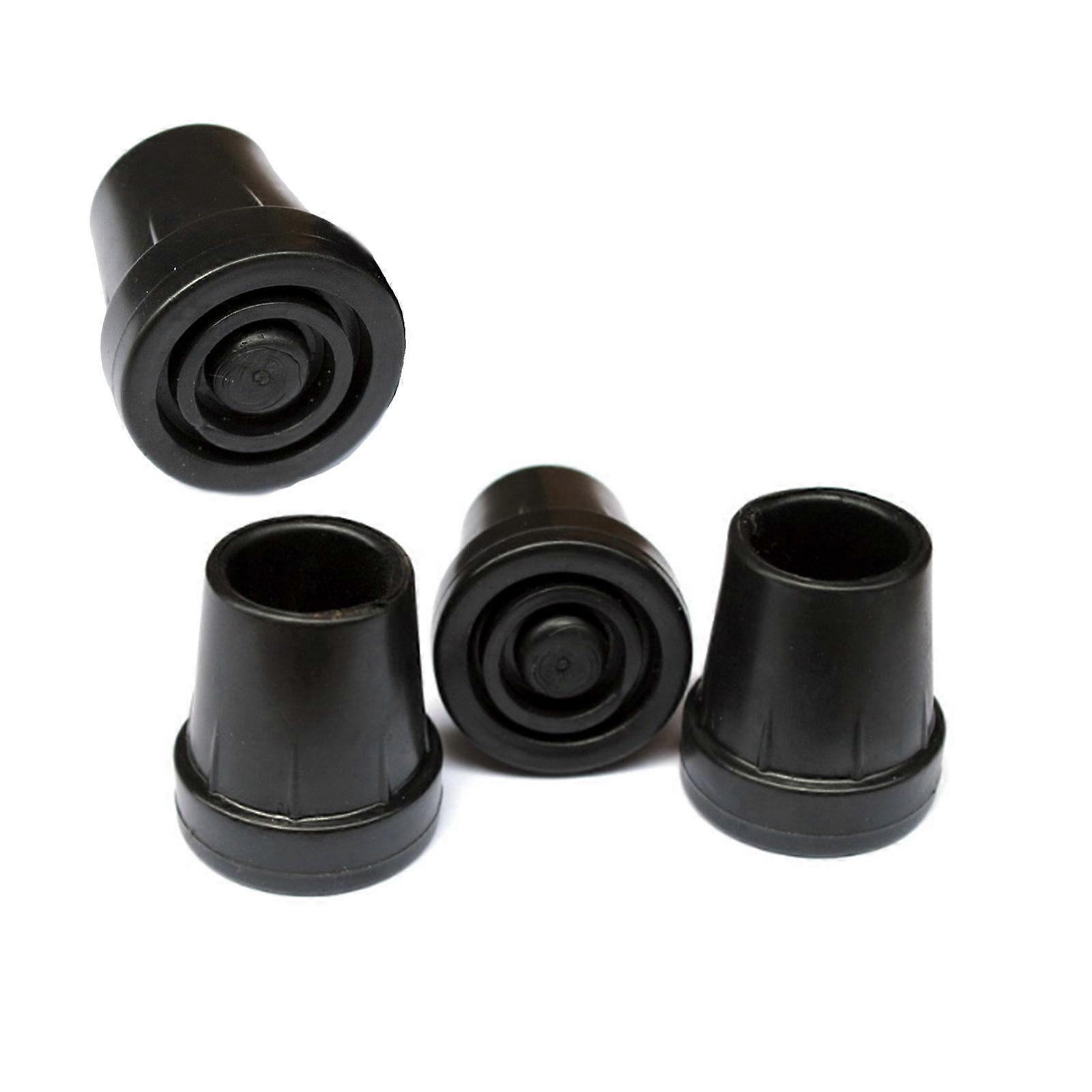 4Pcs Walking Hiking Stick Tip Protectors Trekking Poles Tip Replacement Feet Walking Stick Pad Buffers Easy to Install Multicolor