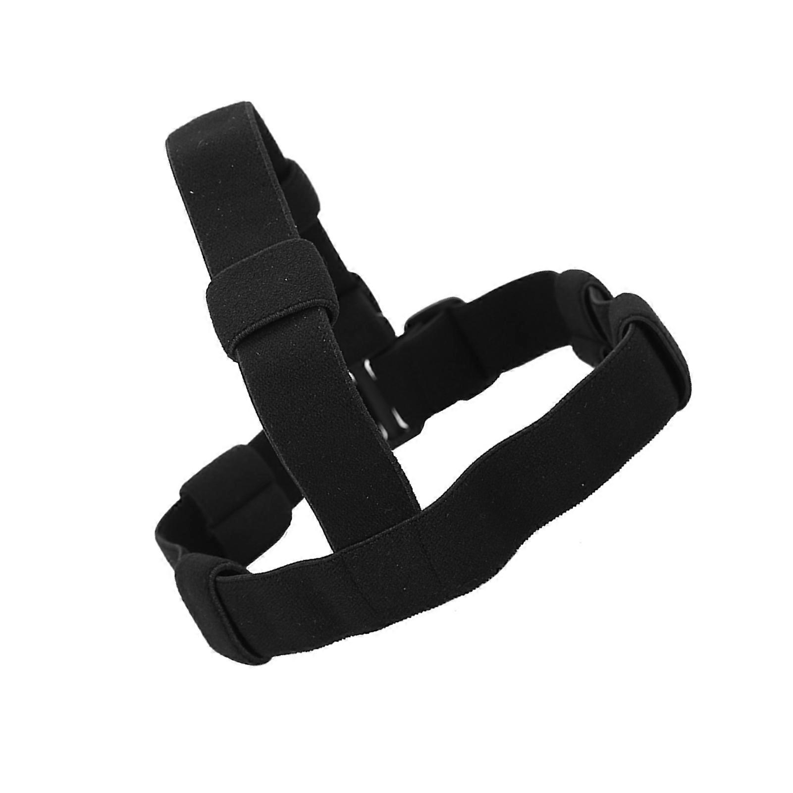 Black Flashlight Headband Headlamp Band For 18650 Flashlight Outdoor Tools