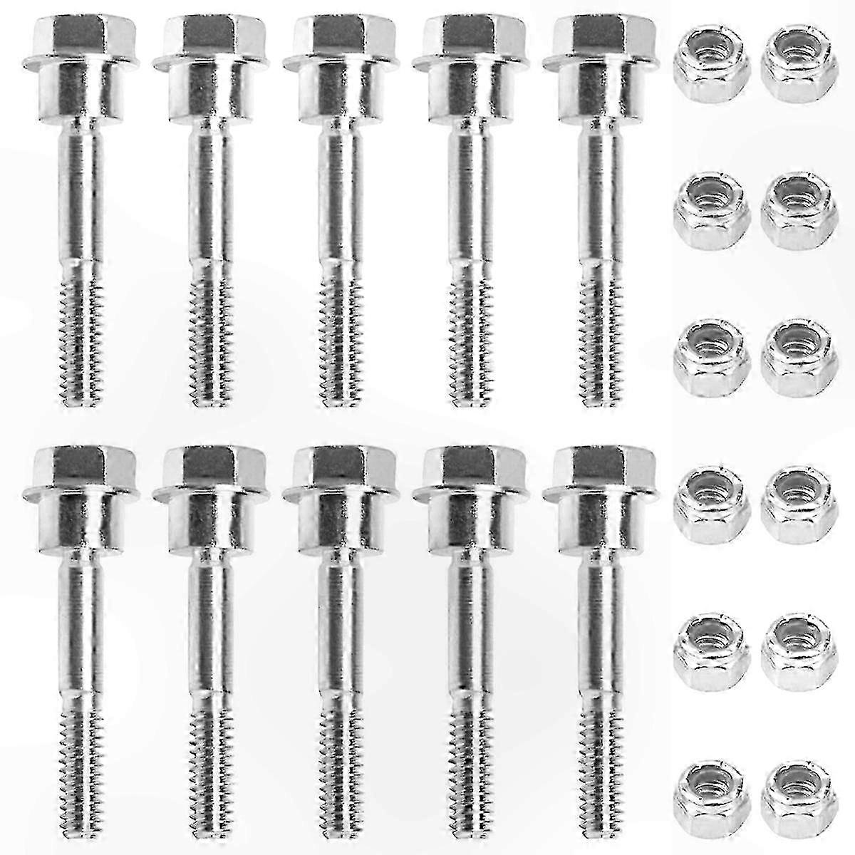 Vaihto-osana olevat leikkaustapit, pultit ja mutterit 2-vaiheisiin lumilinkoihin, kestävät osat lumilinkoihin, sopii useimpiin malleihin