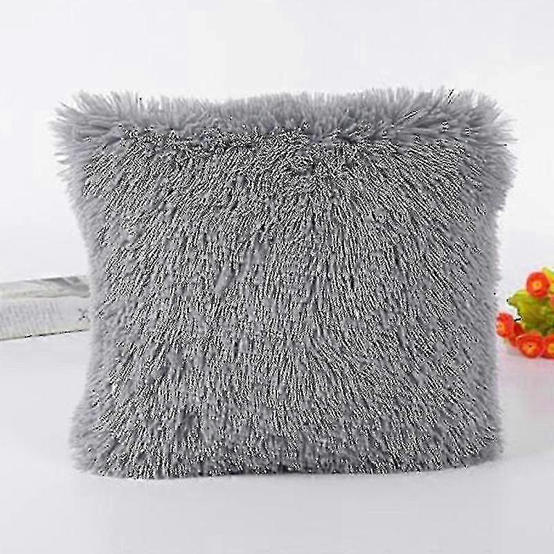 Plush Pillow Short Plush Cushion Home Sofa Decoration f26