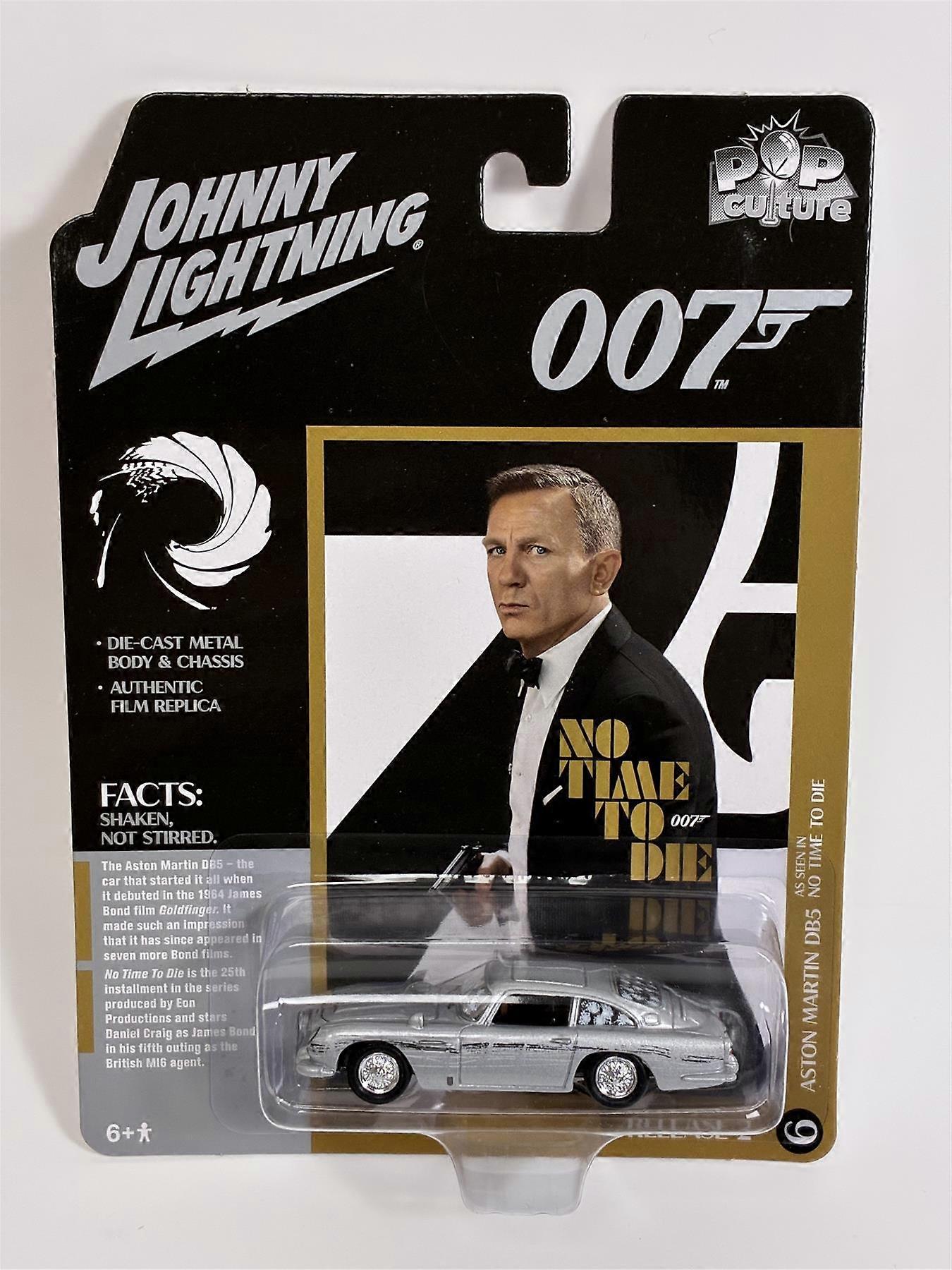 James Bond 007 No Time To Die Aston Martin DB5 Damaged Version 1:64 Scale Johnny Lightning JLCP004