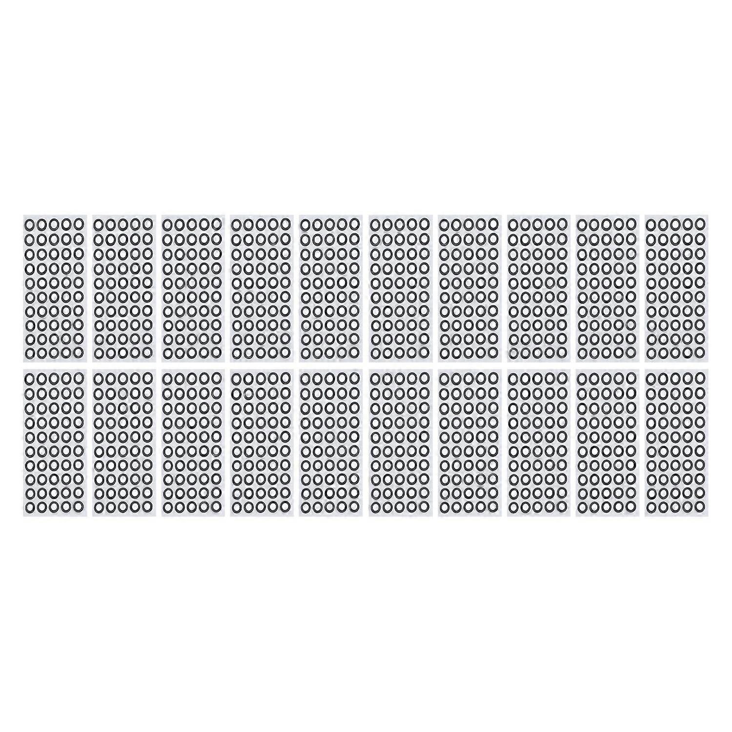 1000 Pcs 3D Scanning Marker ID 6mm OD 10mm High Reflection Strong Adhesion 3D Tracking Dot Reference