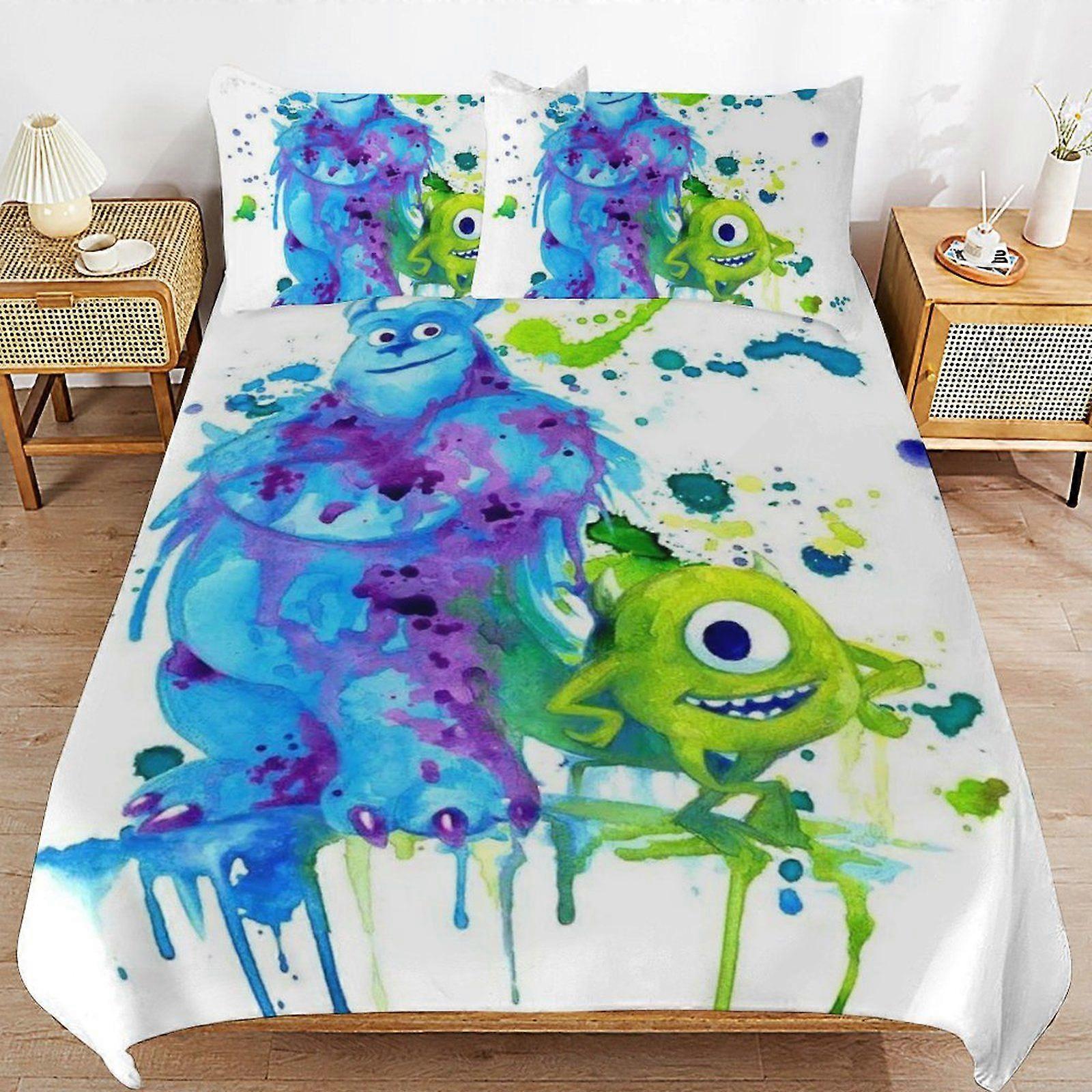 o200 Monsters, Inc Practical Sleep Layer Strong Threads Functional Structure Soft Comfort Duvet Cover Sets Pick d200