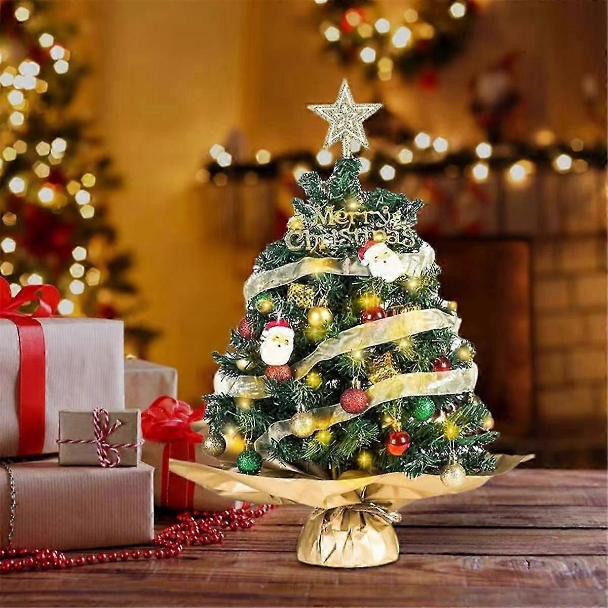 Miniature Christmas Tree Christmas Table Ornament Decorative C