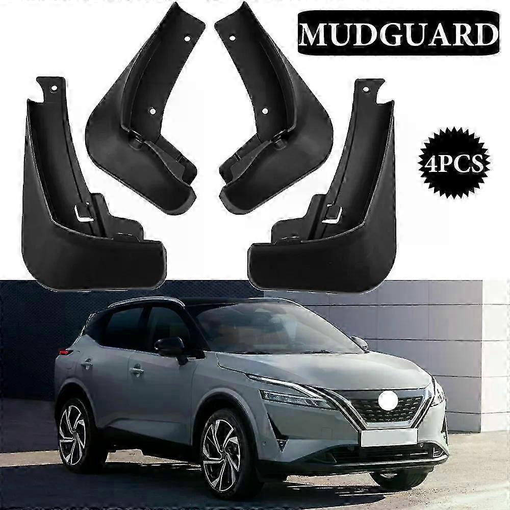 For Nissan Qashqai 2023- Mudflaps Splash Guards Mud Flap Mudguards Fender Front Rear Molded Car Mud Flaps