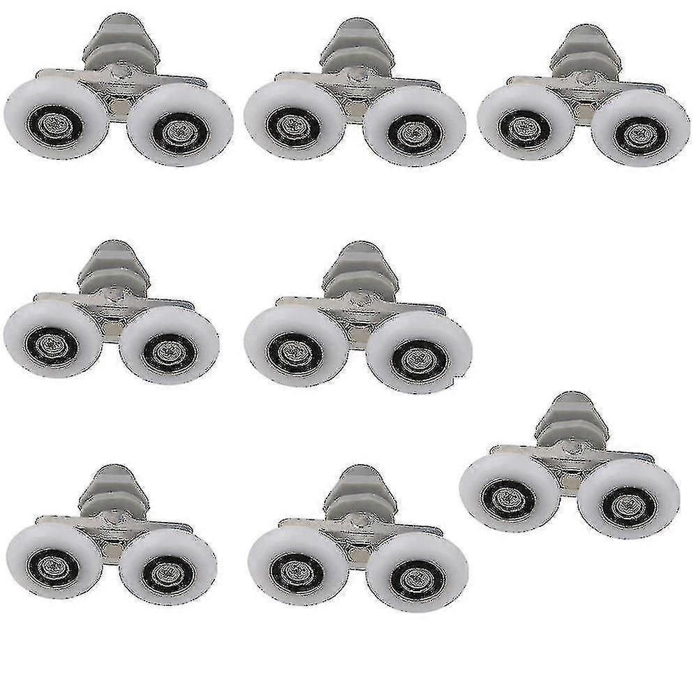 shower door rollers 8 pcs dual top bottom replacement wheels