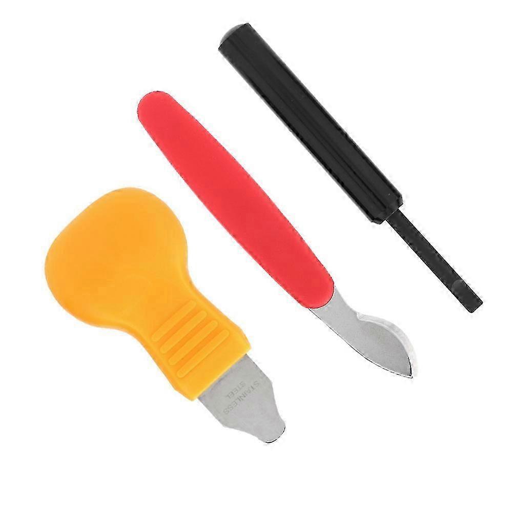 3pcs Watch Case Opener Pry Remover Set Metal Plastic Tool Kit