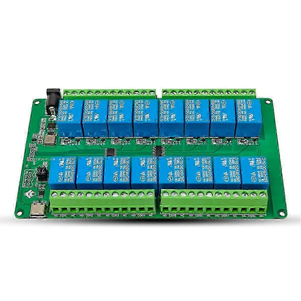 16 Channel USB Relay Module ESP32 Development Board Computer Serial Port Control Switch Smart Contro 25-26