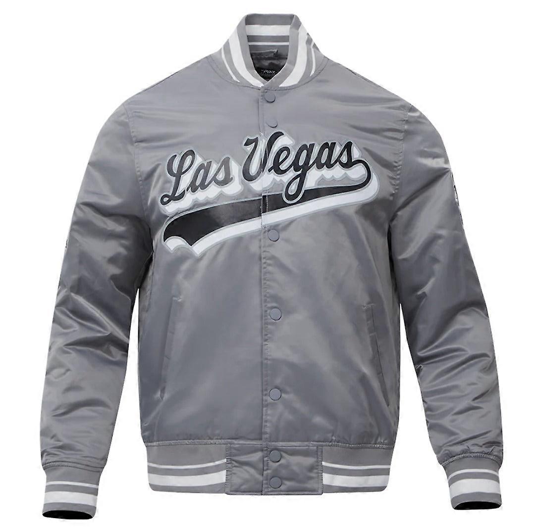 Satin Bomber Style Varsity Embroidery Jacket-024
