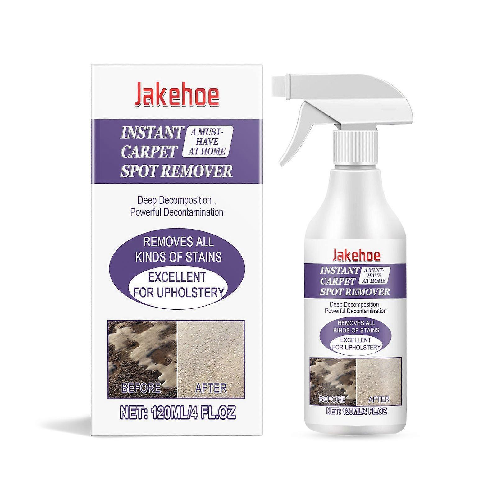 Jakehoe Carpet Cleaner Multi-Effect Cleaner for Stains, Oils, and Oils - Foam Cleaner 120ml