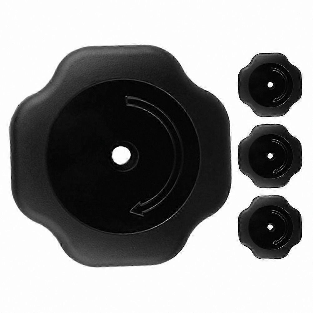 4-Pack Replacement Knobs for Pressure Cookers, Durable Anti-Explosion Lid Handles, Easy-Grip Plastic Pot Covers