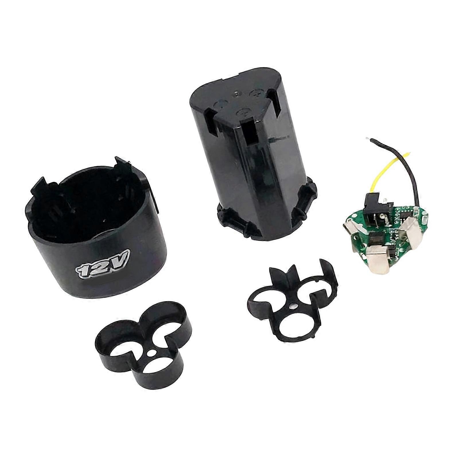 Multiple Protections 18650 Battery Case with Board High Performances ABS Structure Simplified Power Management Multicolor