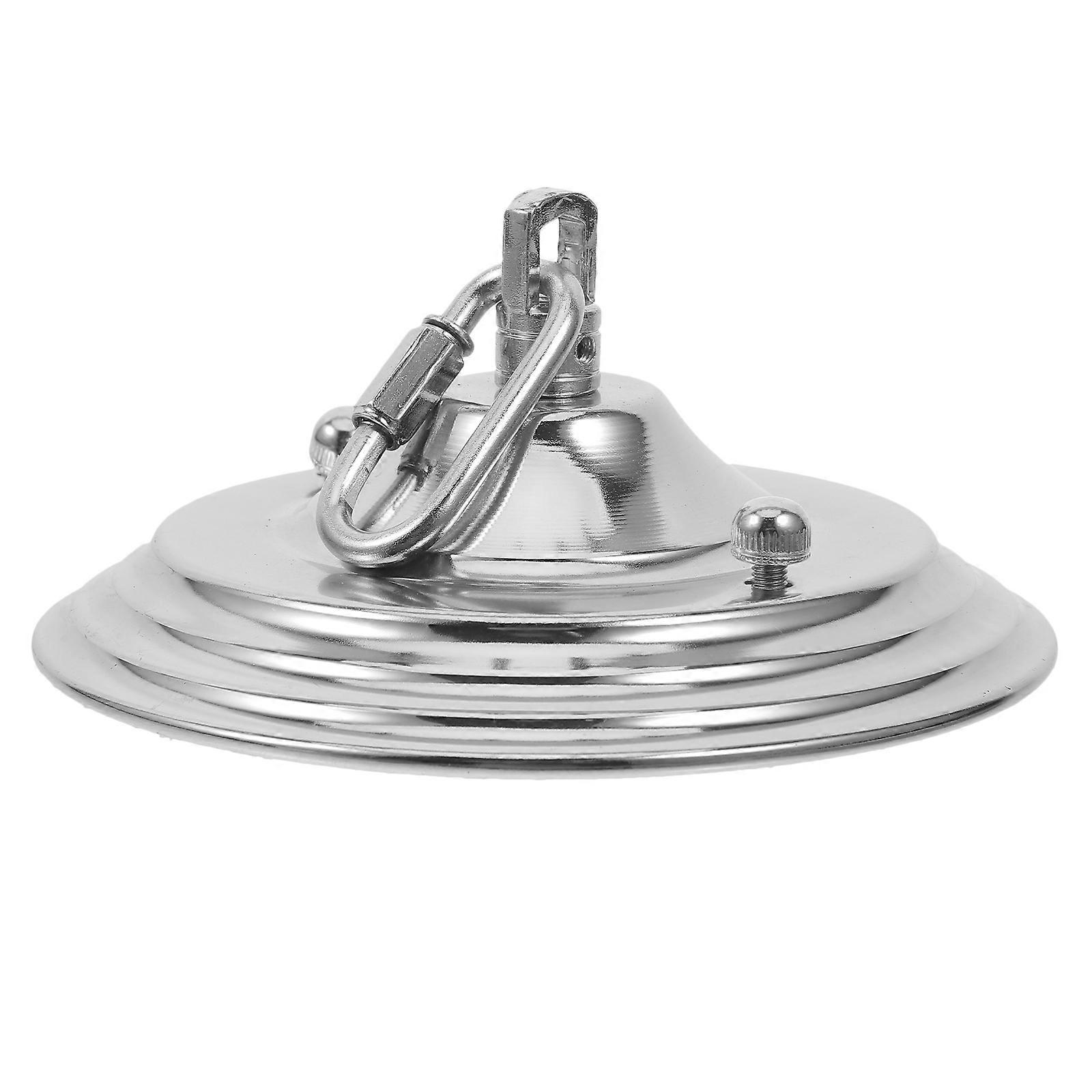 Ceiling Light Mount Plate for Pendant Light 2Pcs Silver Iron Hardware