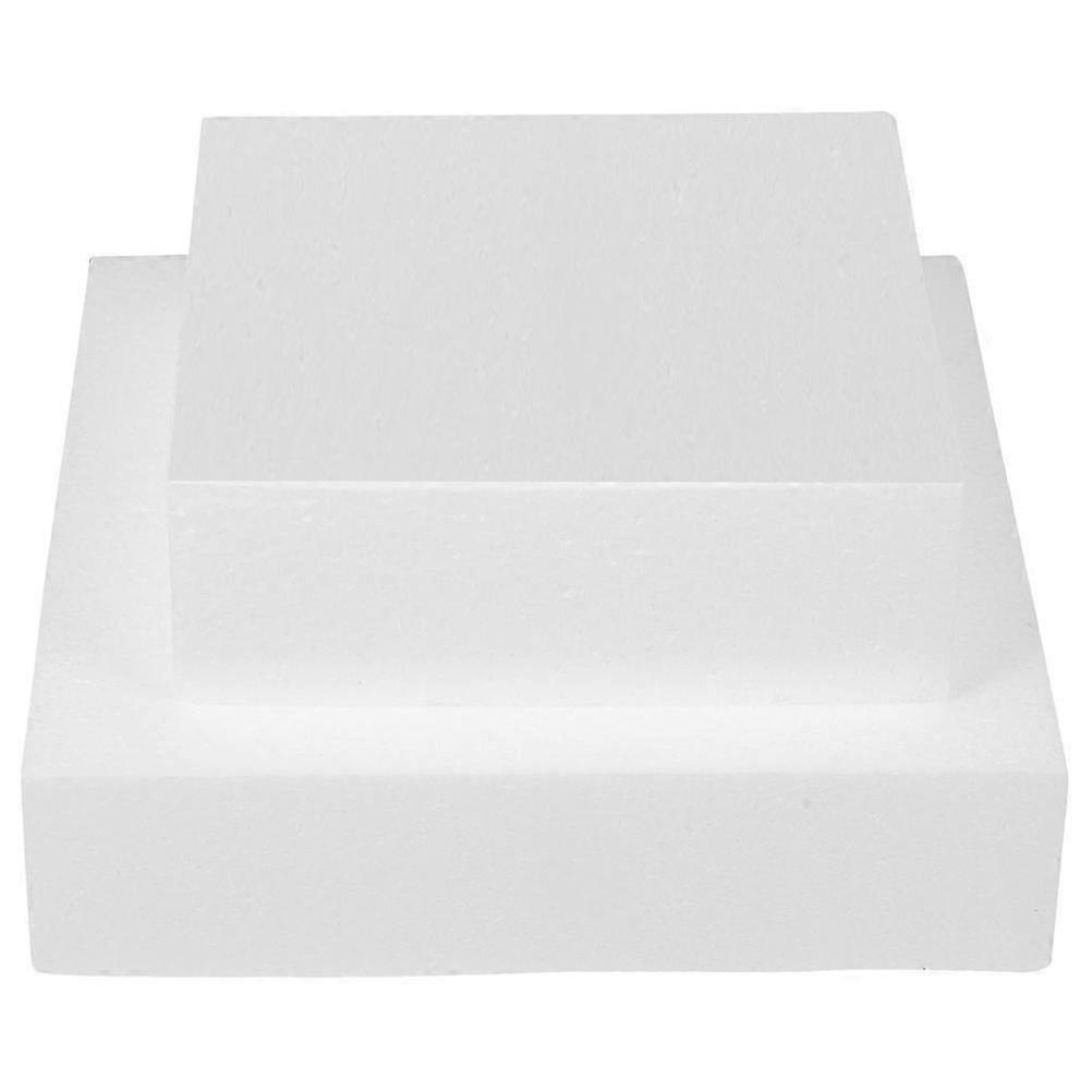 2Pcs Cake Dummy Square Dummy Cake DIY Cake Model Cake Decoration Foams Model