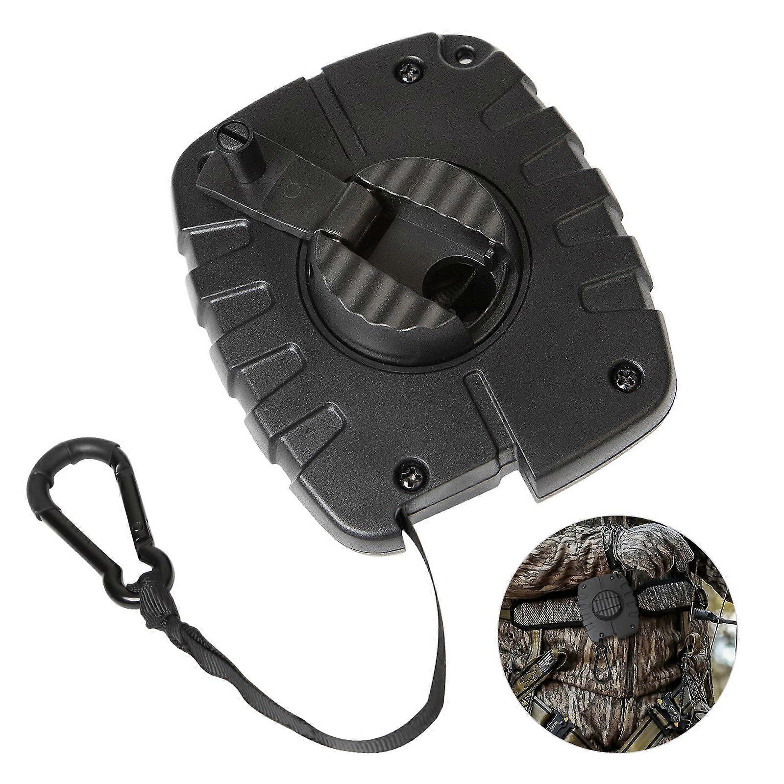 Retractable Bow Hoist 29.5FT with Crank Handle Rope for Tree Stand Hunting Gear Lifting Safety