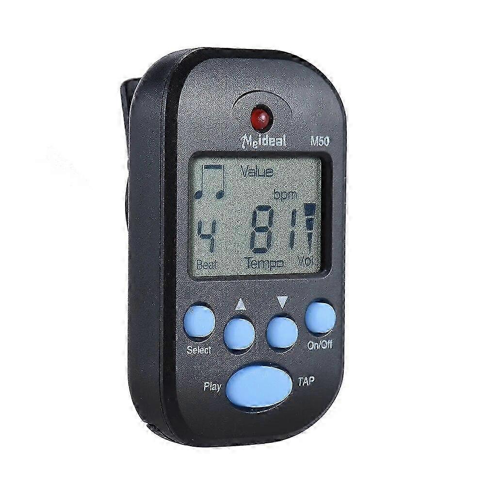 Mini Metronome for Bass Players with LCD Display and Clip