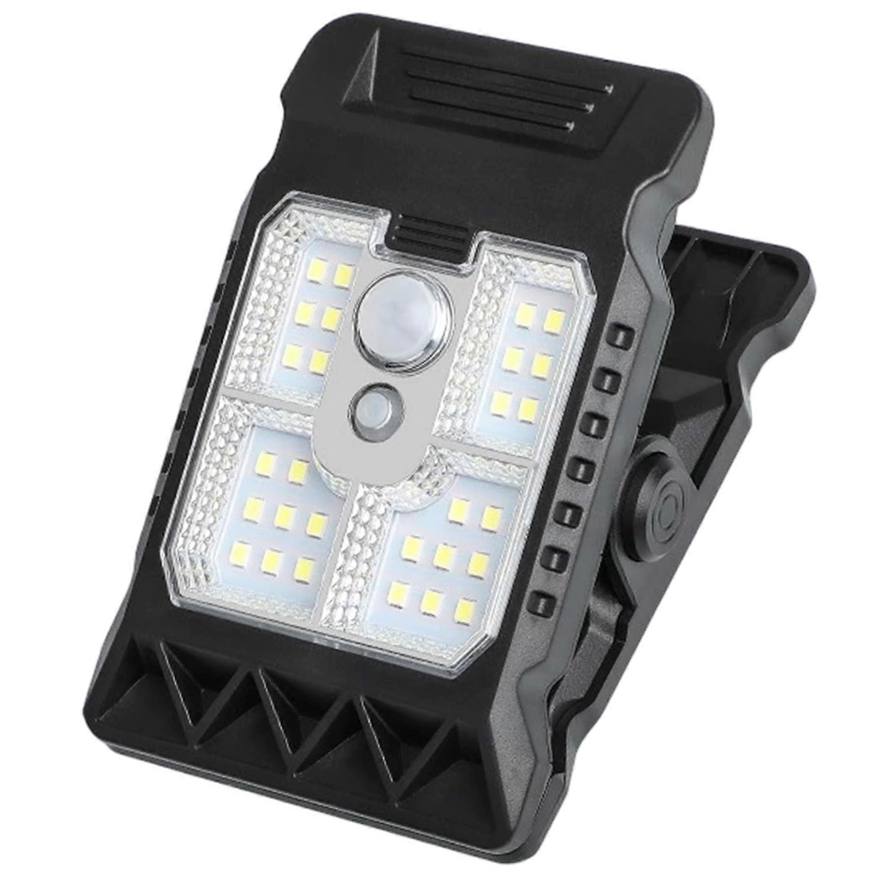 Solar Motion Sensor Lights Outdoor Waterproof ClipOn with 3 Modes for Garden Fence Patio Yard