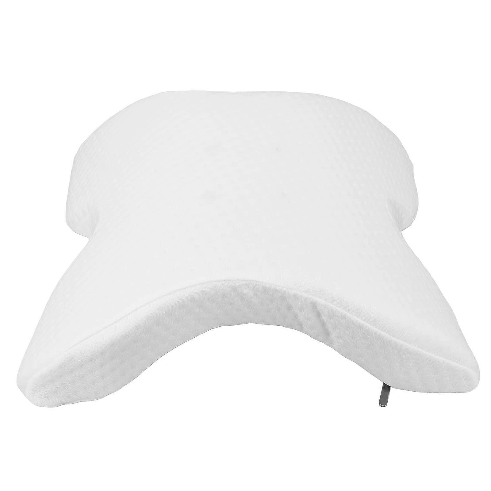 Memory Foam Arm Pillow with Tunnel Design for Side Sleepers, Cervical Neck Support, Couples Use