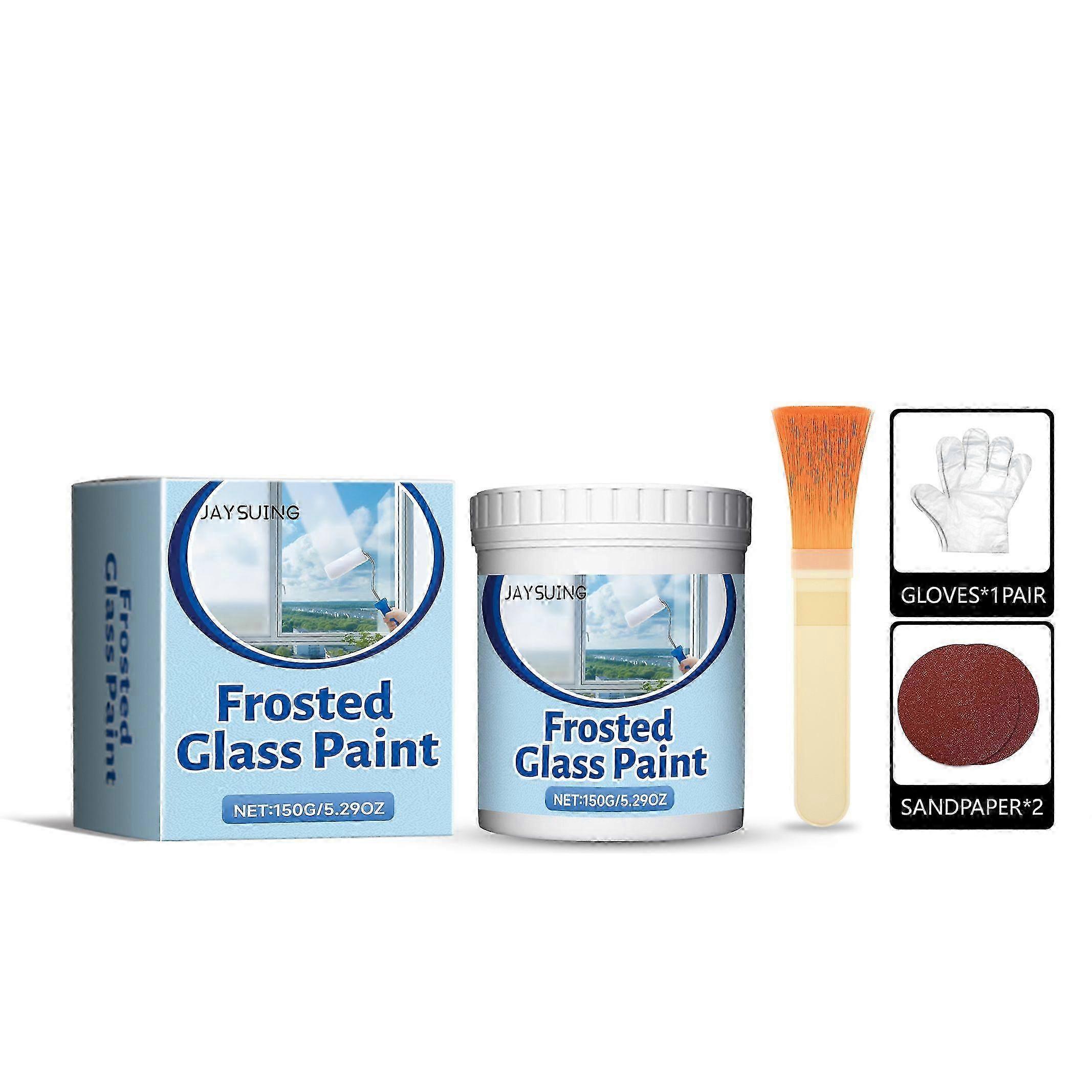 Frosted Glass Paint - Durable, Easy Application, Peeping Resistant for Bathroom & Office - 175g