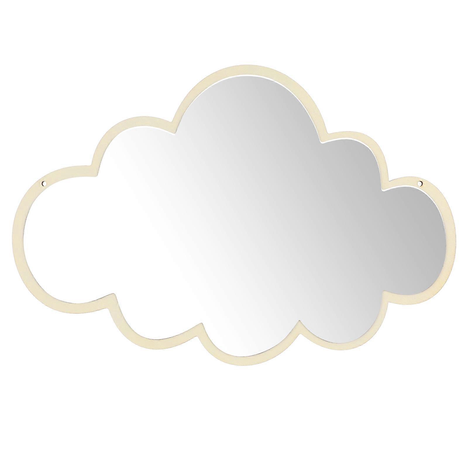 1pc Self Adhesive Cloud Shaped Acrylic Mirror Safe Decoration for Kids