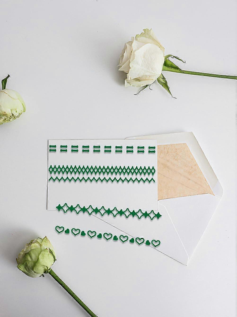 1Pcs Frame Carbon Steel Embossing Stencils Template Metal Die Cuts Mixed Shapes DIY Embossing Stencil for DIY Scrapbooking Album Decorative Paper Card