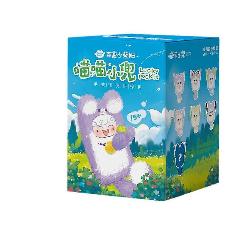 New Lucky Meow Meow Little Pocket Plush Doll Trend Blind Box Series Skin-Friendly Material Cute Cat Image Can Be Used As A Bag C