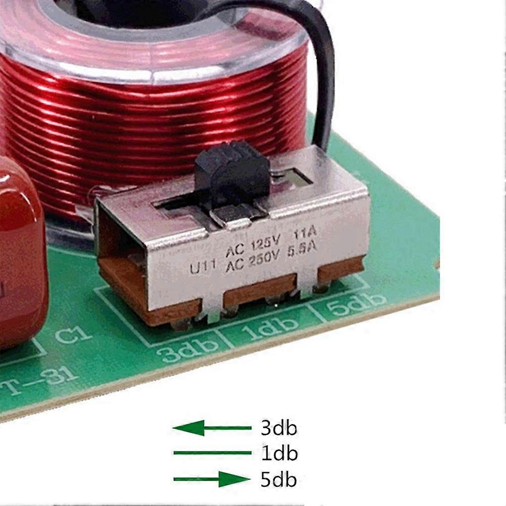 2PCS Pure High-Frequency Crossover Verstelbare Home Theater Auto Luidspreker Crossover