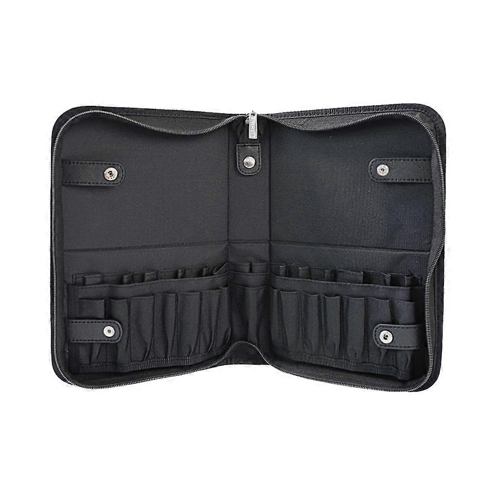 Makeup Brush Holder Black for 3Pcs Multipurpose Cosmetic Brush Case