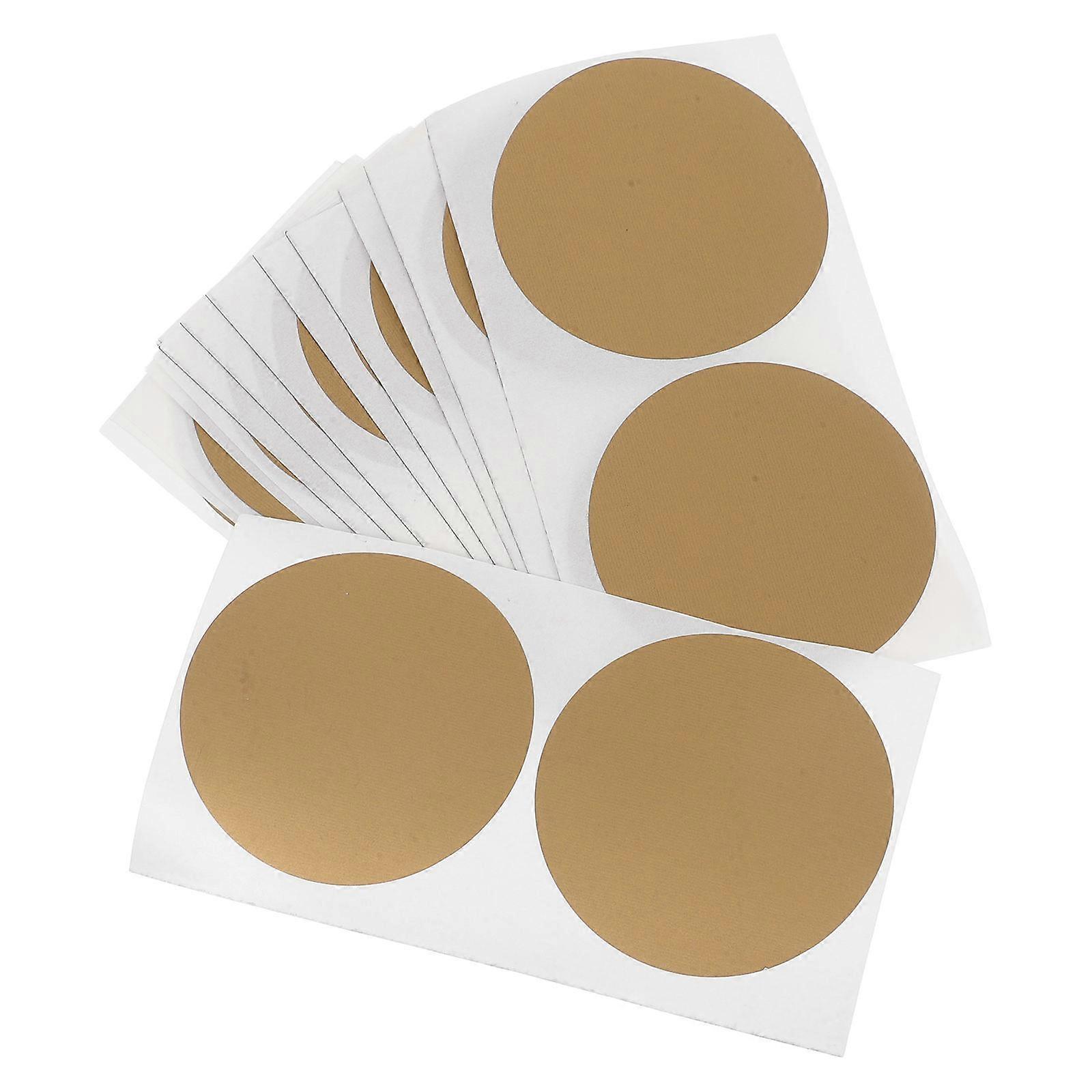 Scratch Off Cards Stickers Round for DIY Games 20 Sheets for Party Fun
