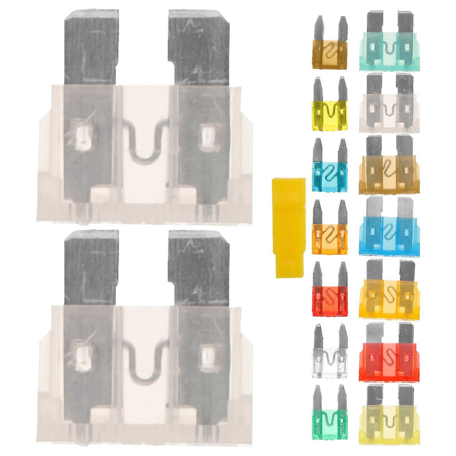 Car Fuse Assorted Fuse Kit 1 Set For Truck Camper Daily Use 220Pcs Prevent Short Circuits