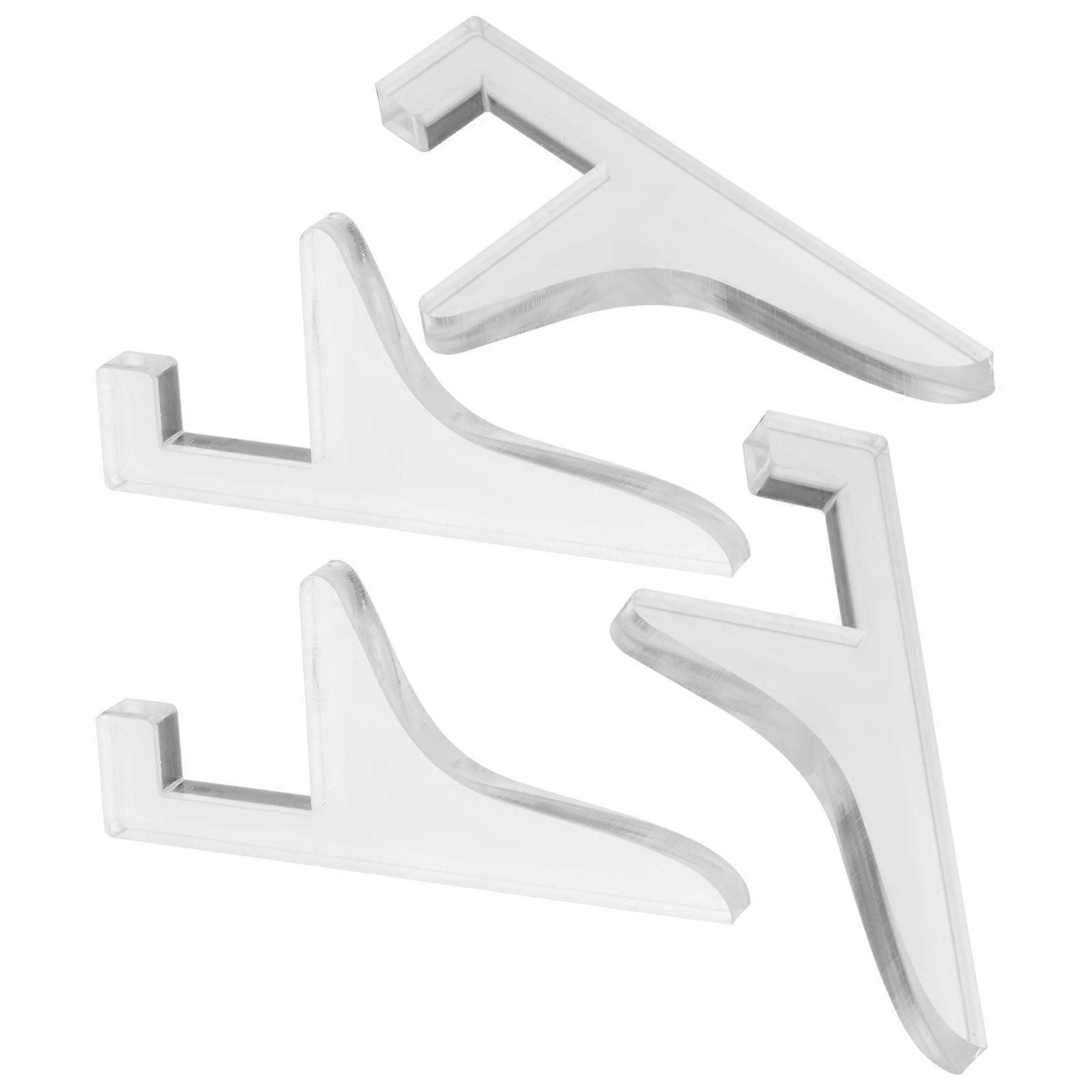 Acrylic Photo Frame Stand Transparent for Display Use 2Pairs Holder