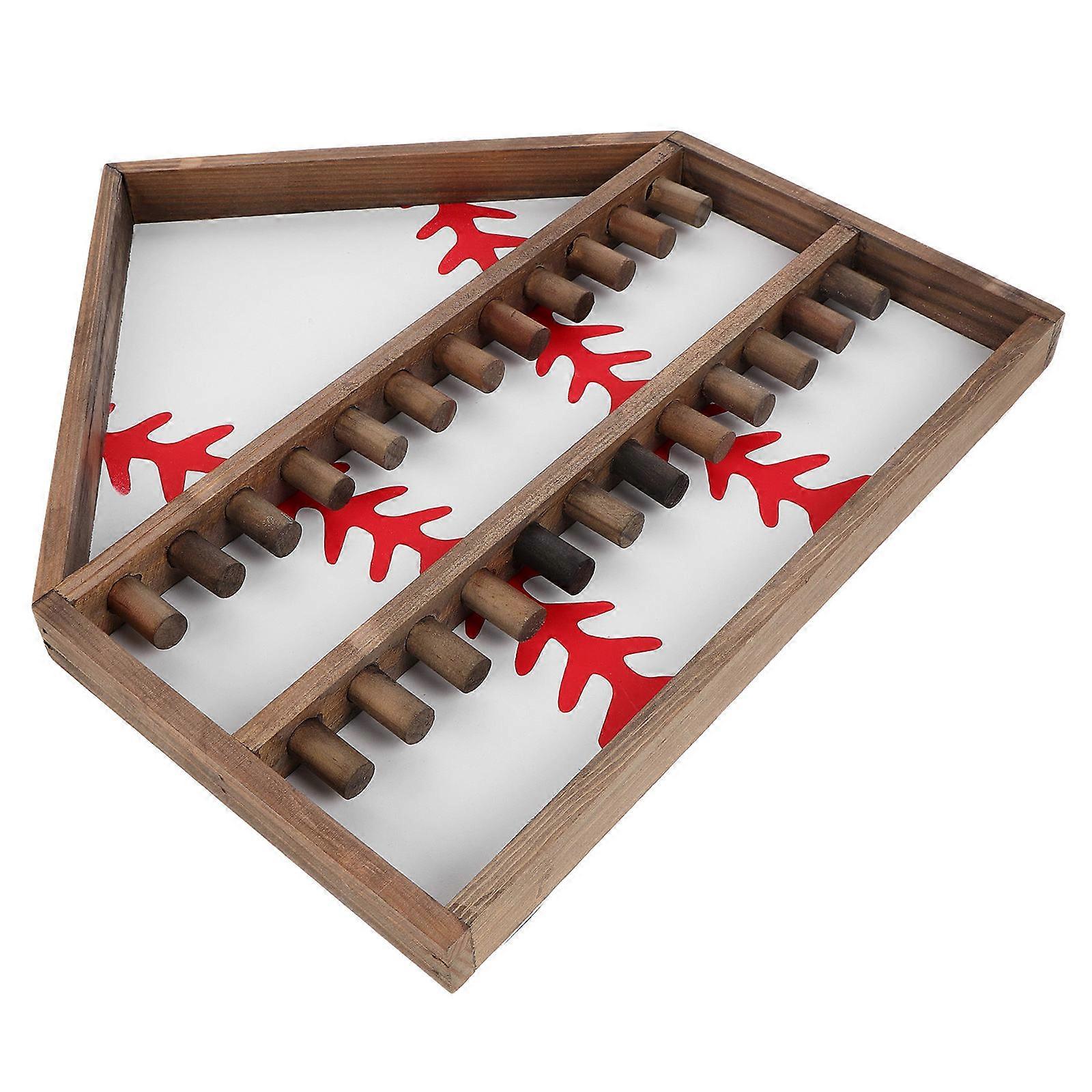 Baseball Ring Display Case Wood Hanging Medal Display Holder