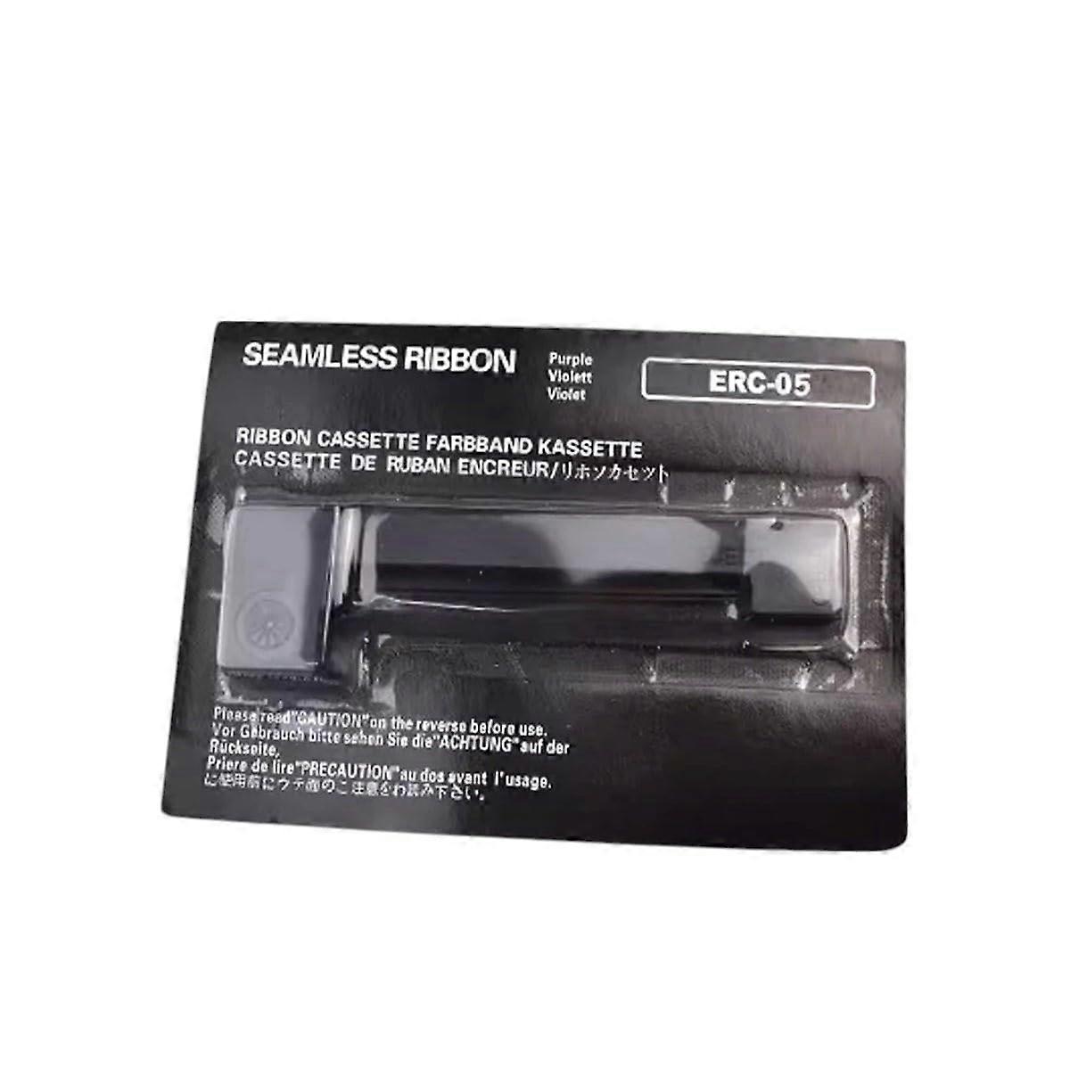 ERC05 Ribbon Cartridge 5 Pack for Epson M150 M150II EC7000 Easy Install and LongLasting
