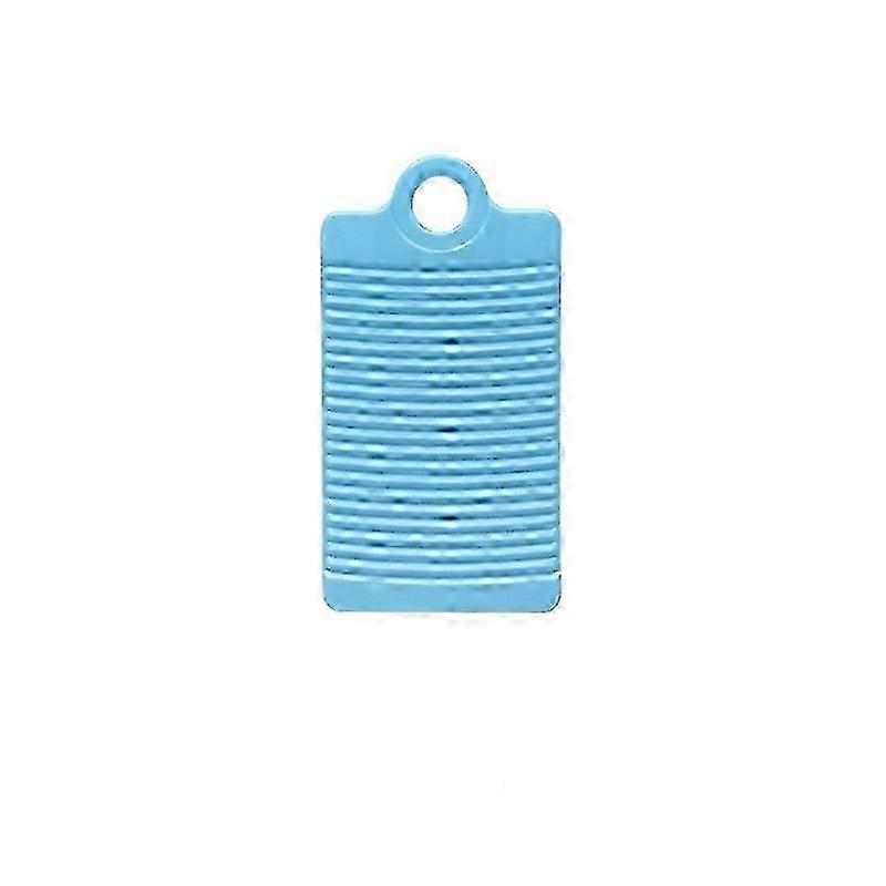 Plastic Non-Slip Washboard Clothes Cleaning Tool (Blue) - 1 Piece